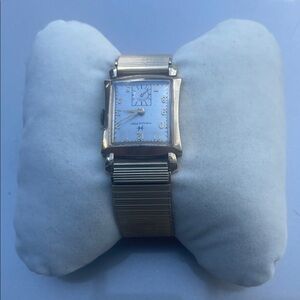 Hamilton 10K Gold Filled Gold Watch with White Dial